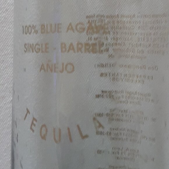 PORFIDIO Green Cactus Hand Blown Art Glass Empty Tequila Bottle Mexico - Picture 5 of 9